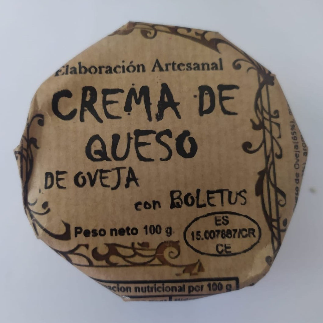 Crema De Queso Oveja Con Boletus